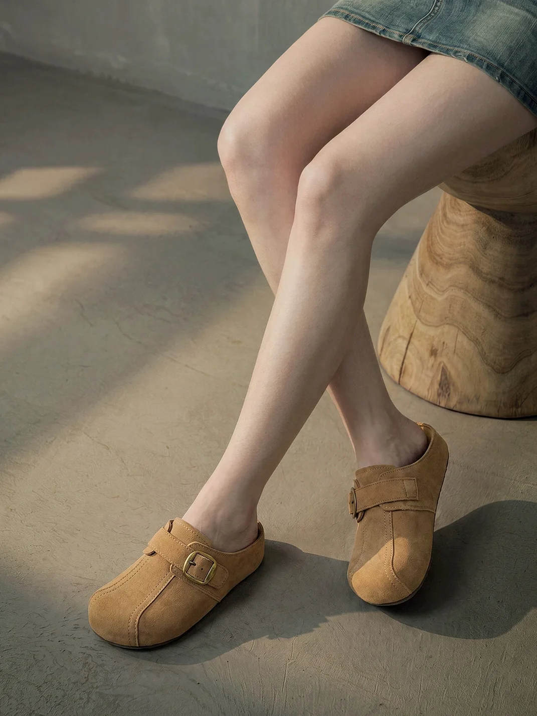 EBLAN | Platform Closed-Toe Slip-On Mule Slippers