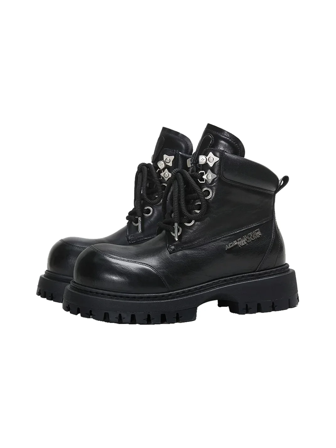 ADC | Star Floral Mid-Top Leather Boots