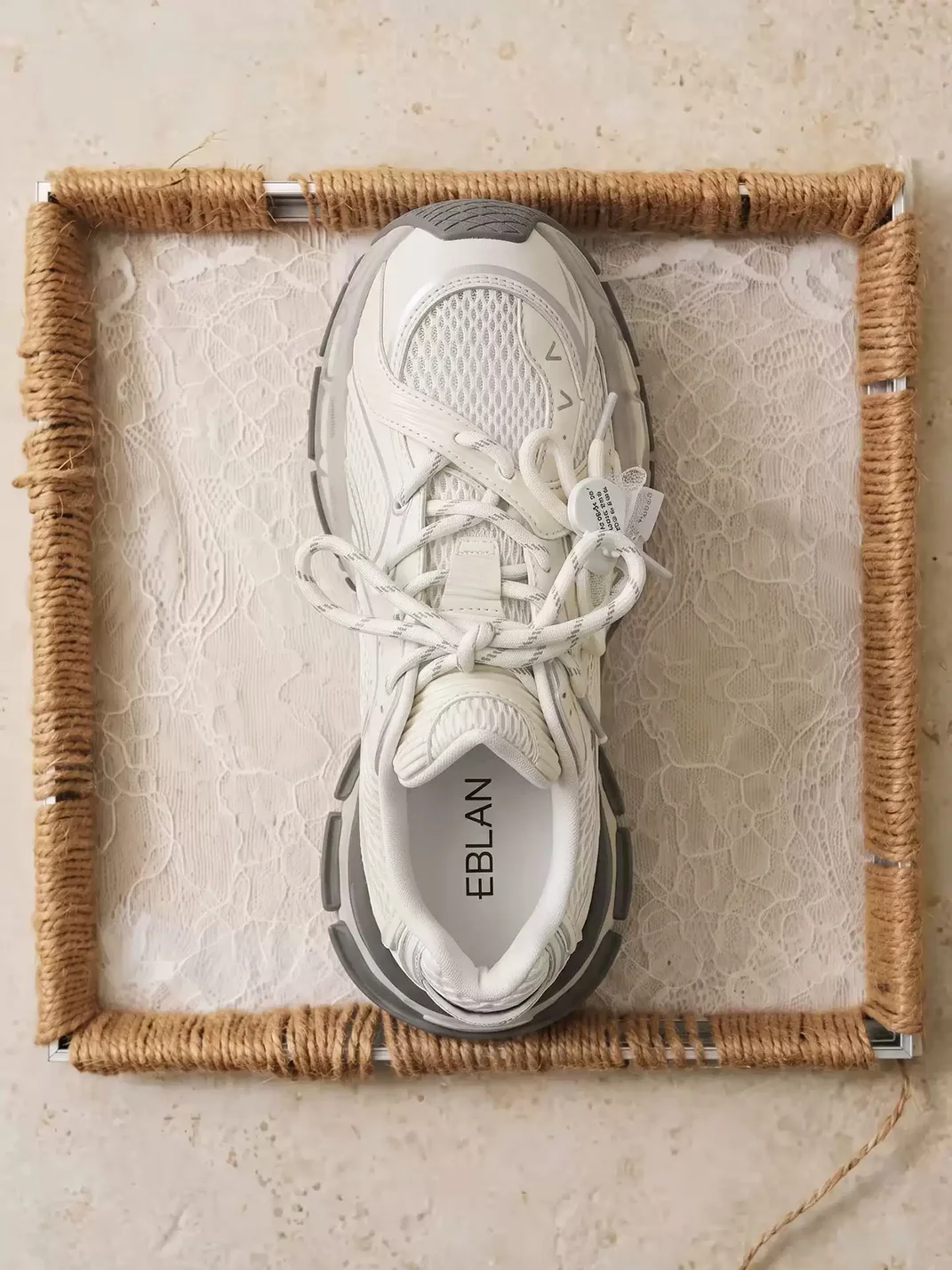 EBLAN | Distressed Platform Dad Sneakers