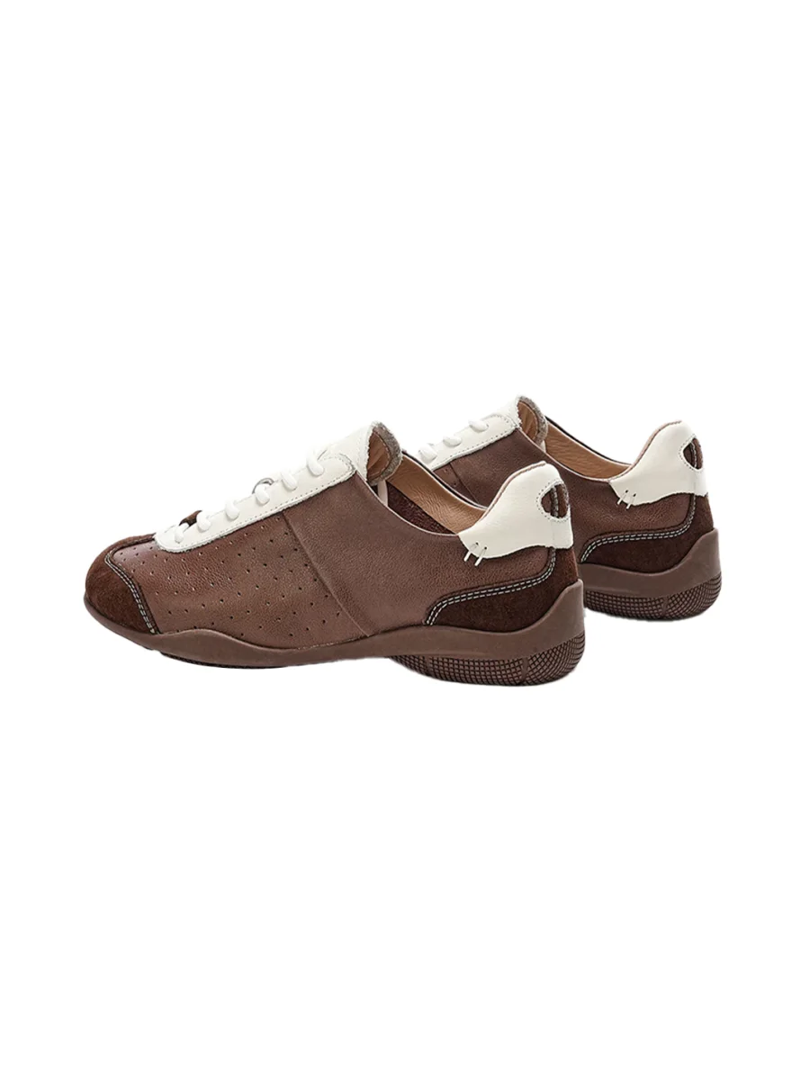 EBLAN | Retro Platform Lace-Up Sneakers - 4