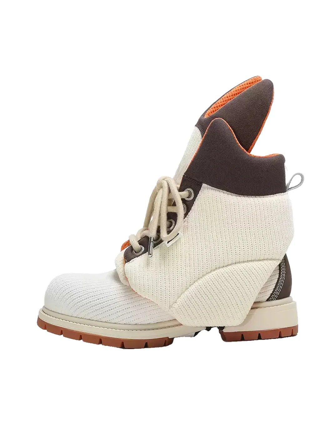ADC | Knit Platform Boots With Detachable Shoe Covers
