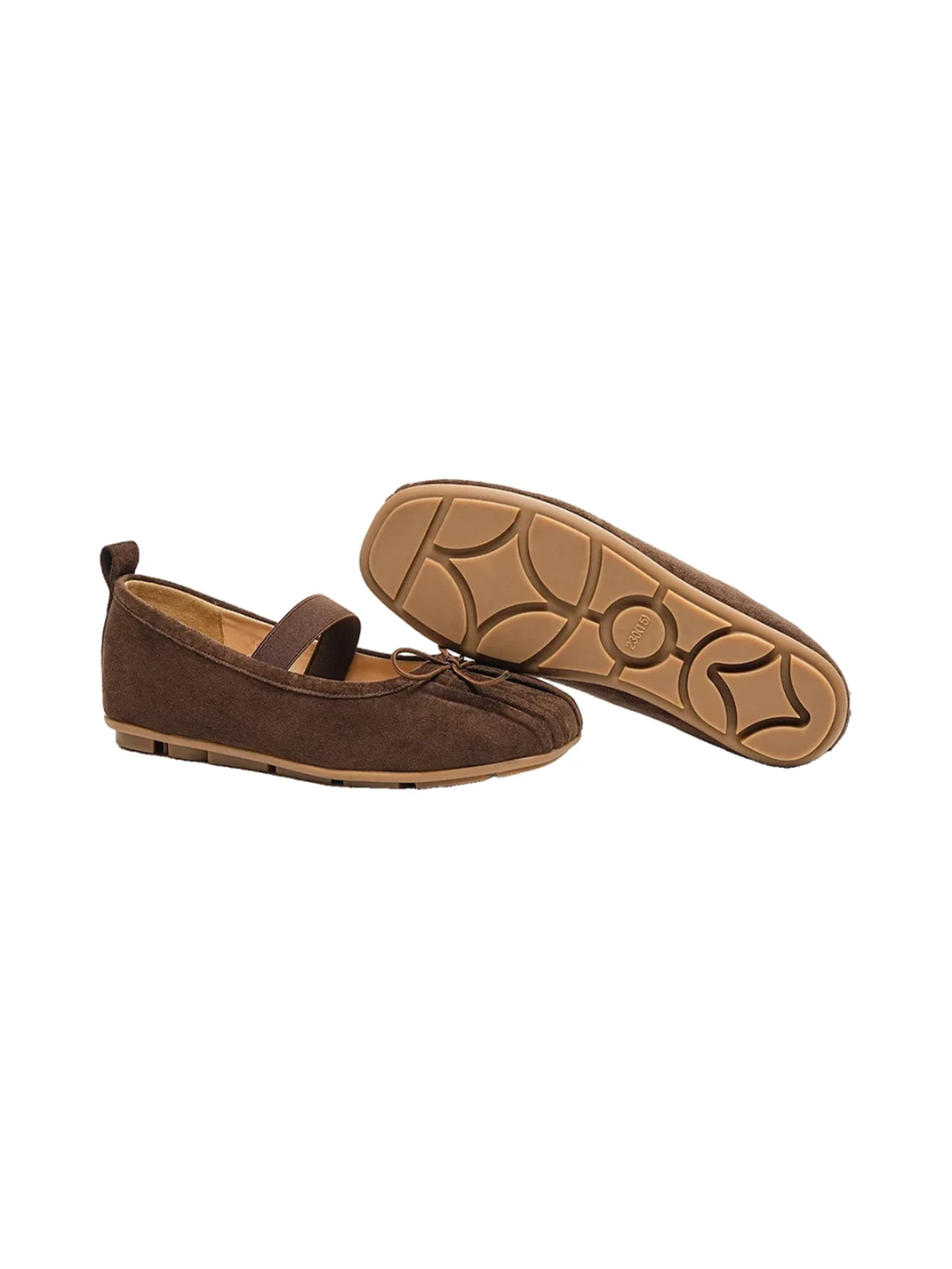 EBLAN | Bow Strap Mary Jane Ballet Flats
