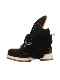 ADC | Black Platform Martin Boots With Shoe Covers