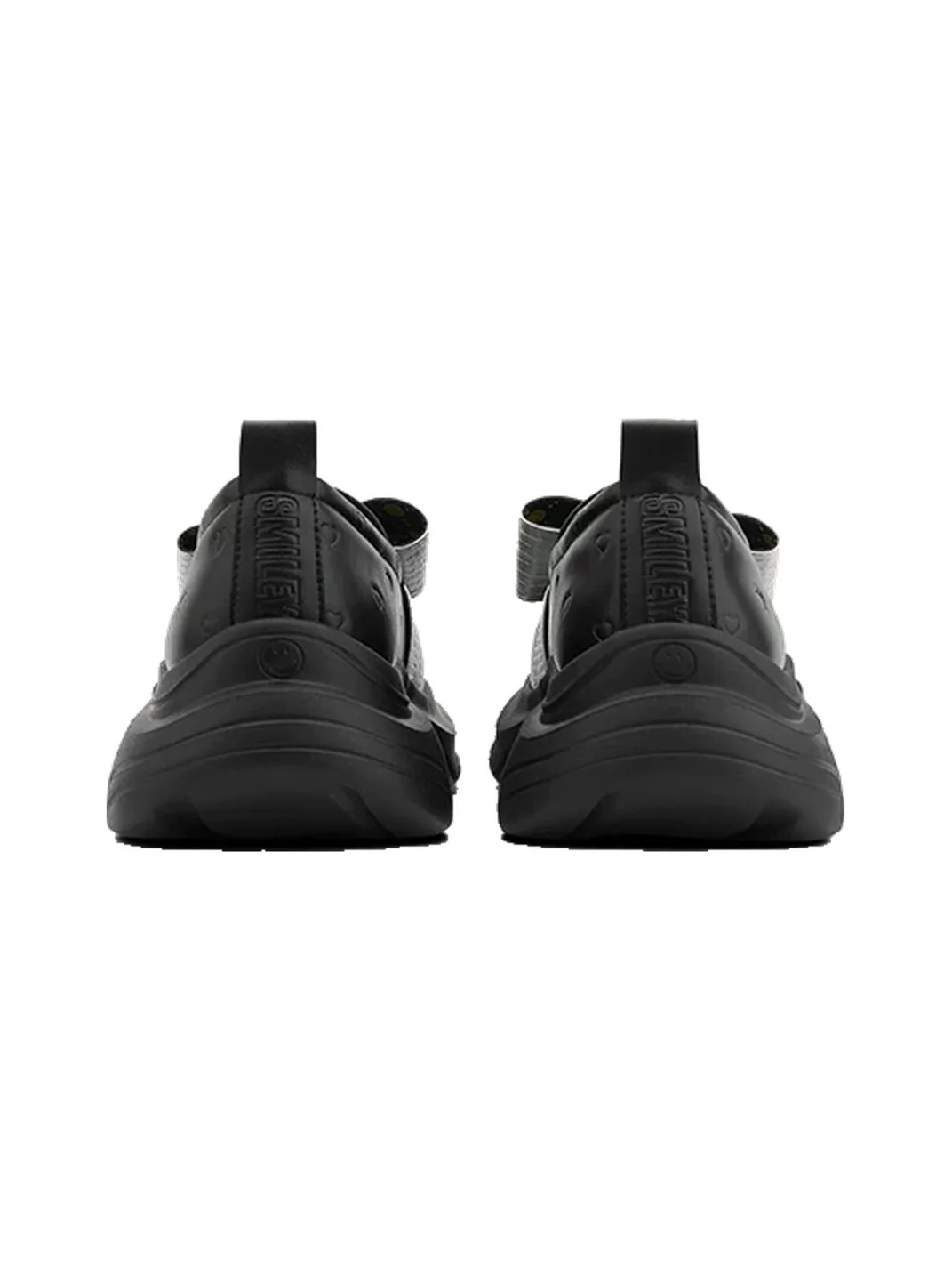 SMILEY | Bow Heart-Embossed Platform Derby Shoes