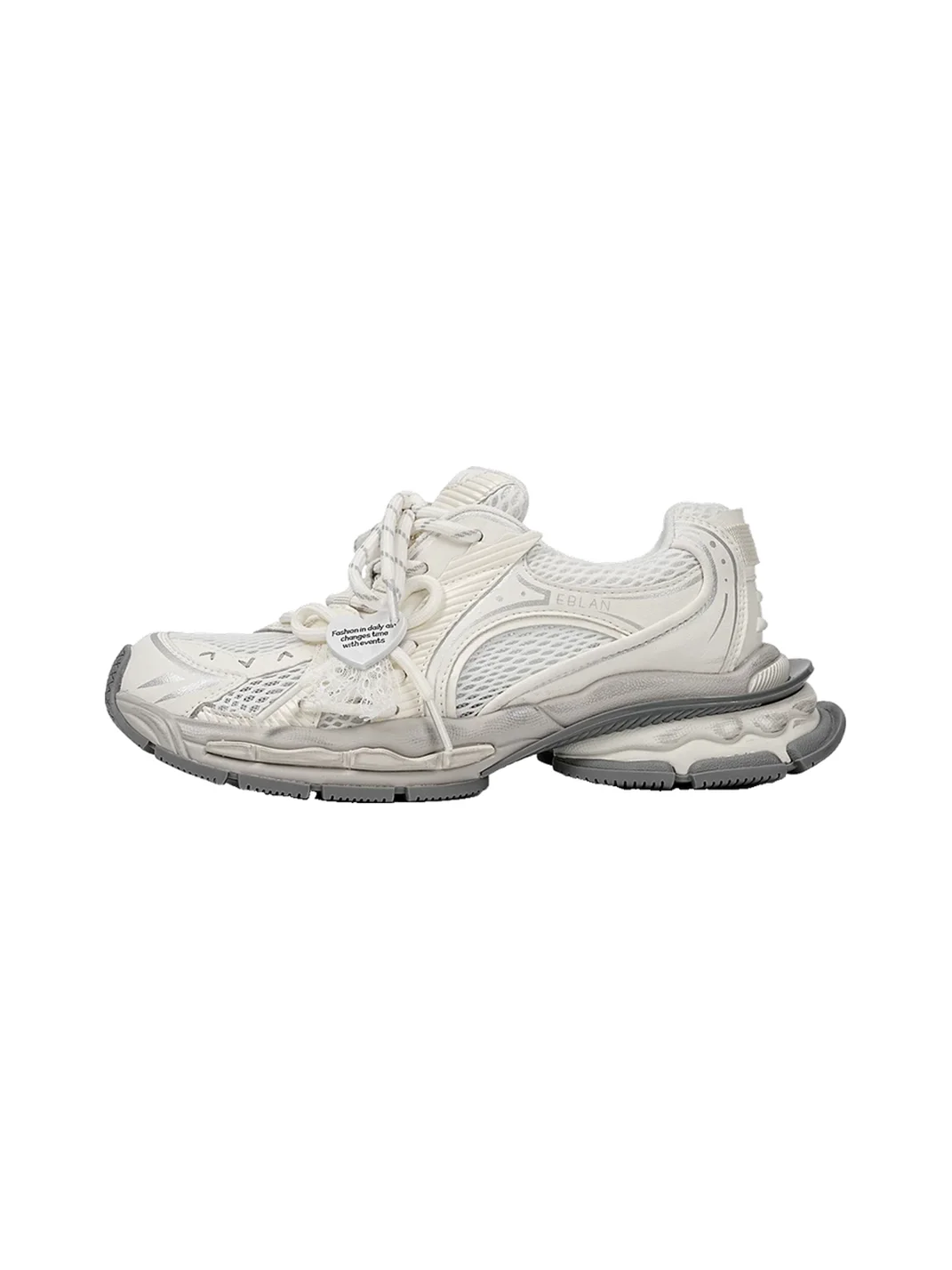 EBLAN | Distressed Platform Dad Sneakers