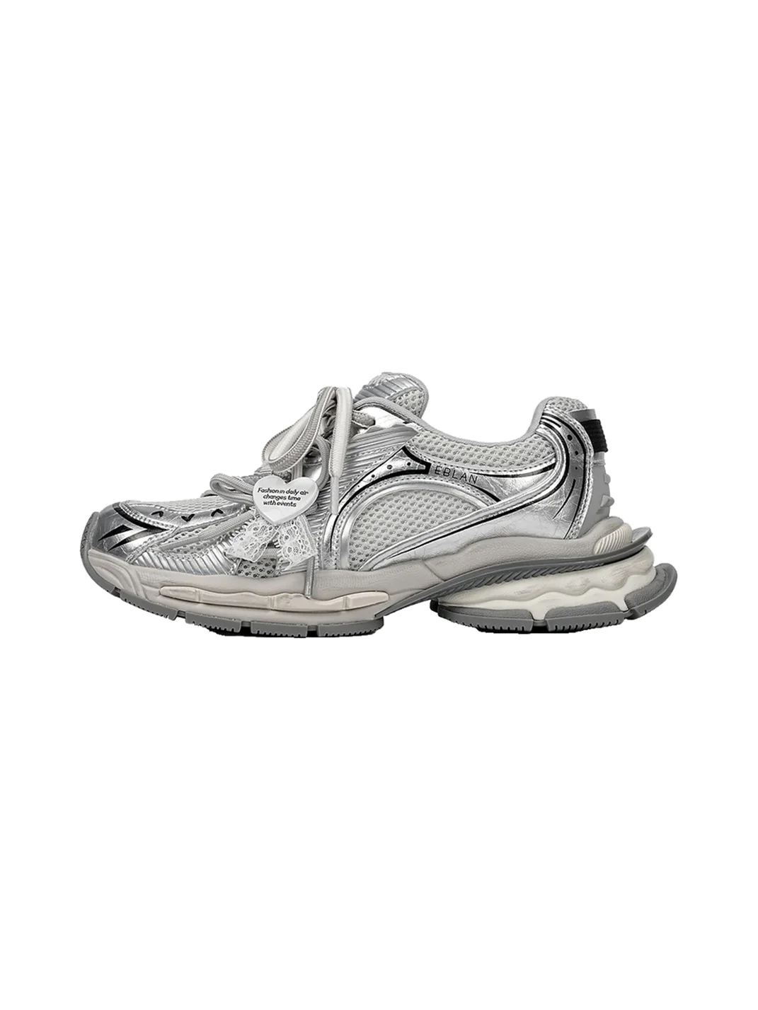 EBLAN | Distressed Platform Dad Sneakers