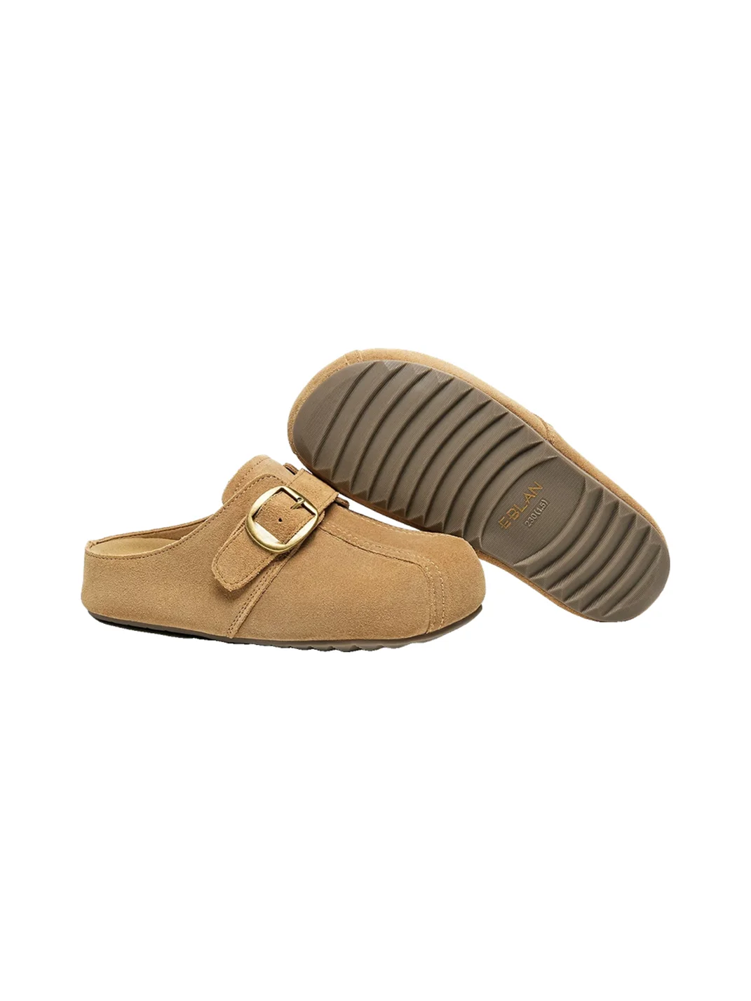 EBLAN | Platform Closed-Toe Slip-On Mule Slippers