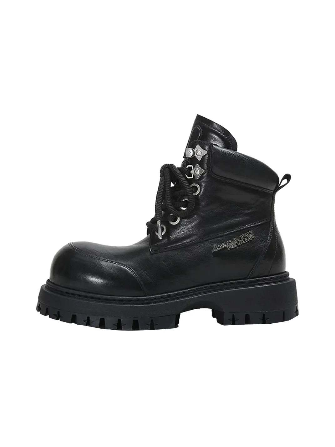 ADC | Star Floral Mid-Top Leather Boots