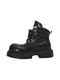 ADC | Star Floral Mid-Top Leather Boots