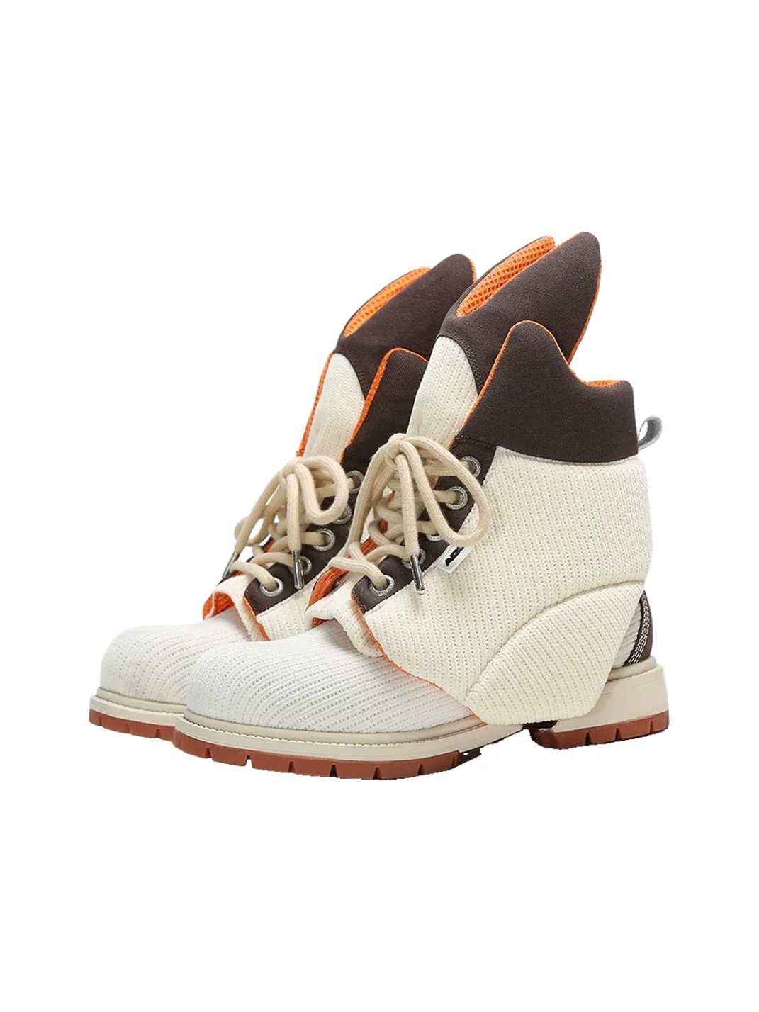 ADC | Knit Platform Boots With Detachable Shoe Covers