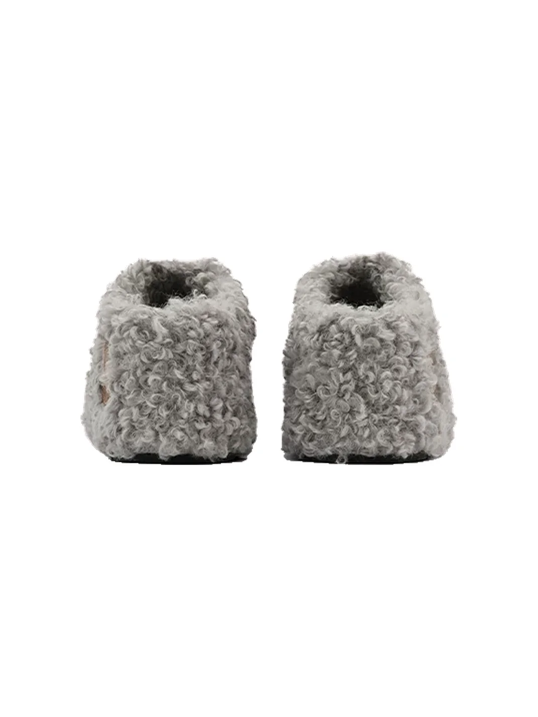 SMILEY | Curly Plush Closed-Toe Slip-On Slippers