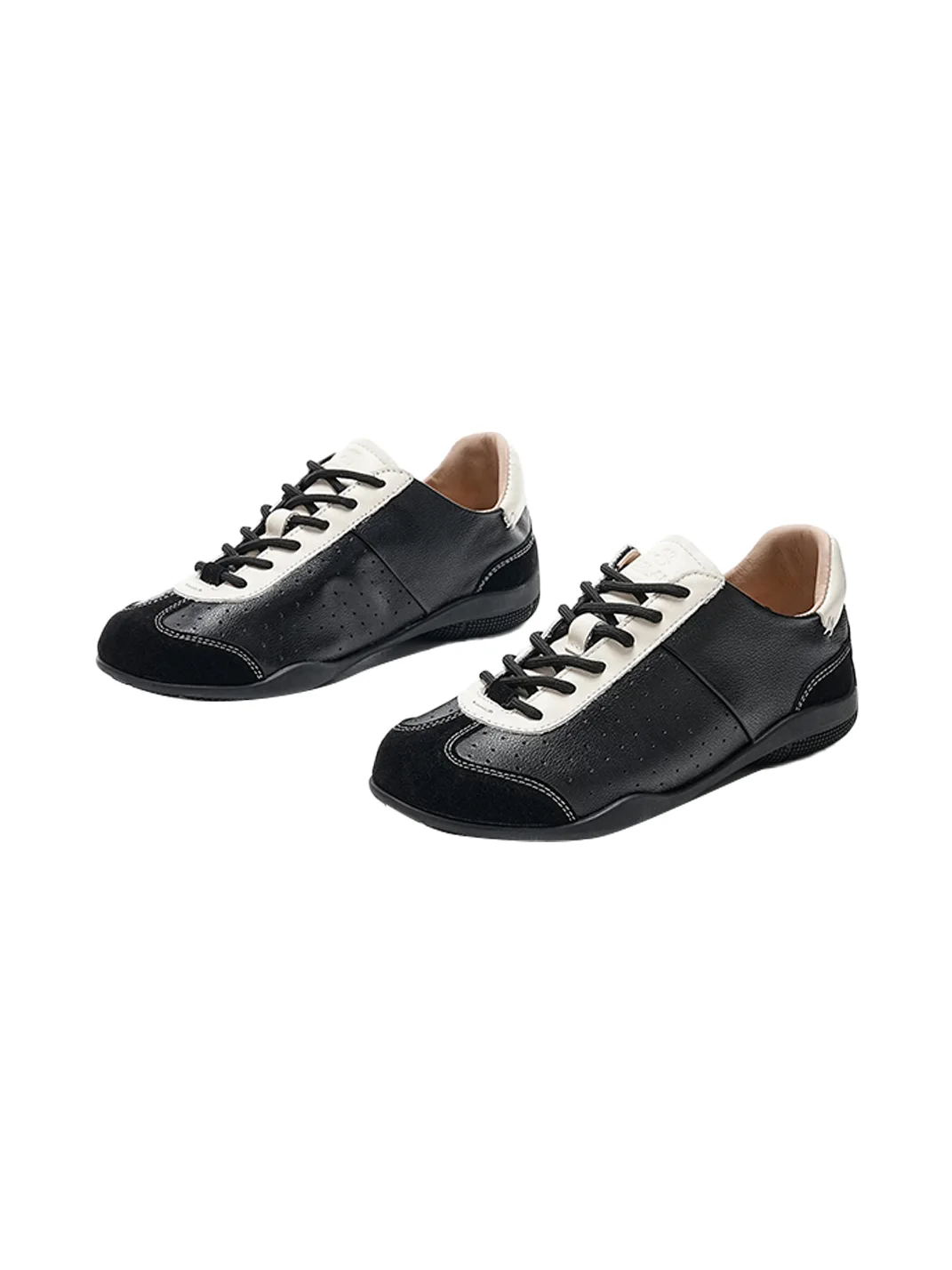 EBLAN | Retro Platform Lace-Up Sneakers