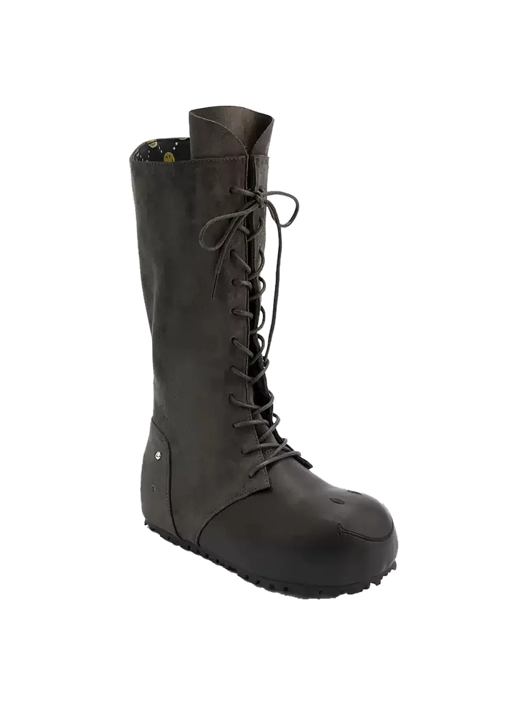 SMILEY | Round Toe Lace-Up Tall Boots