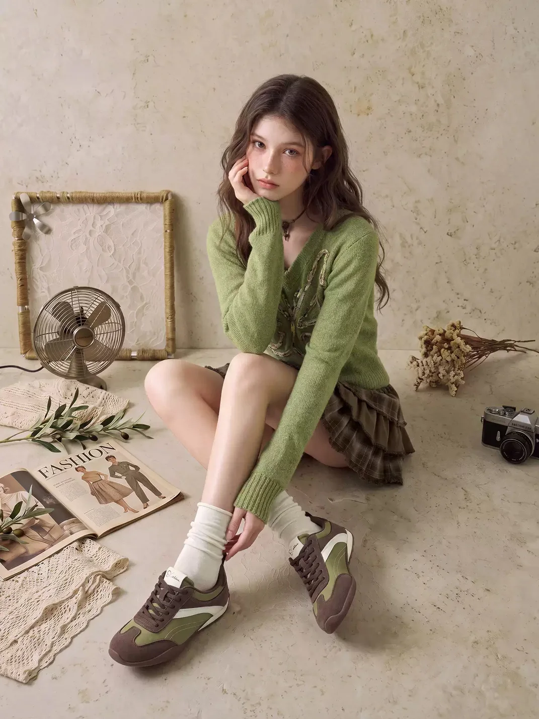EBLAN | Retro Colorblock Platform Sneakers
