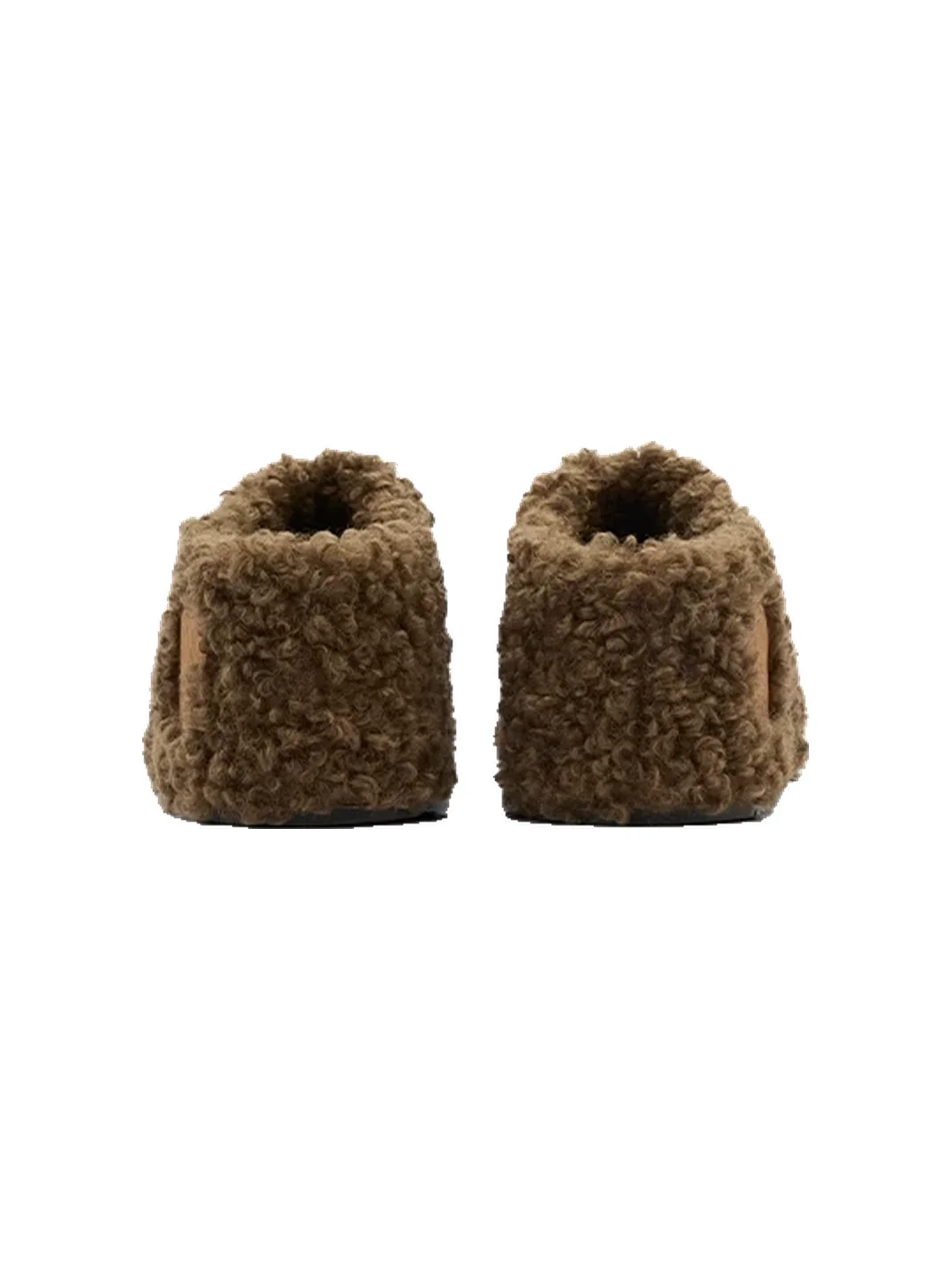 SMILEY | Curly Plush Closed-Toe Slip-On Slippers