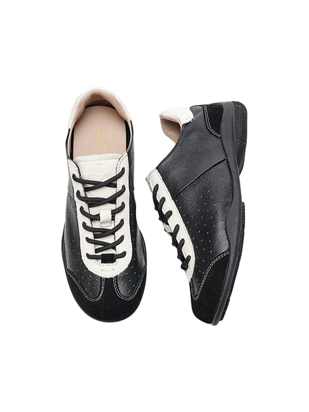 EBLAN | Retro Platform Lace-Up Sneakers