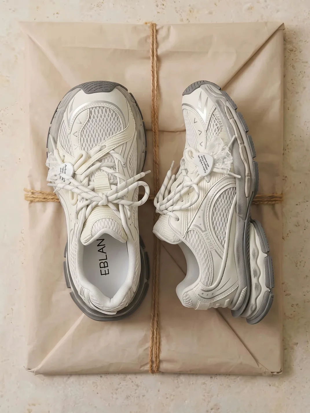 EBLAN | Distressed Platform Dad Sneakers
