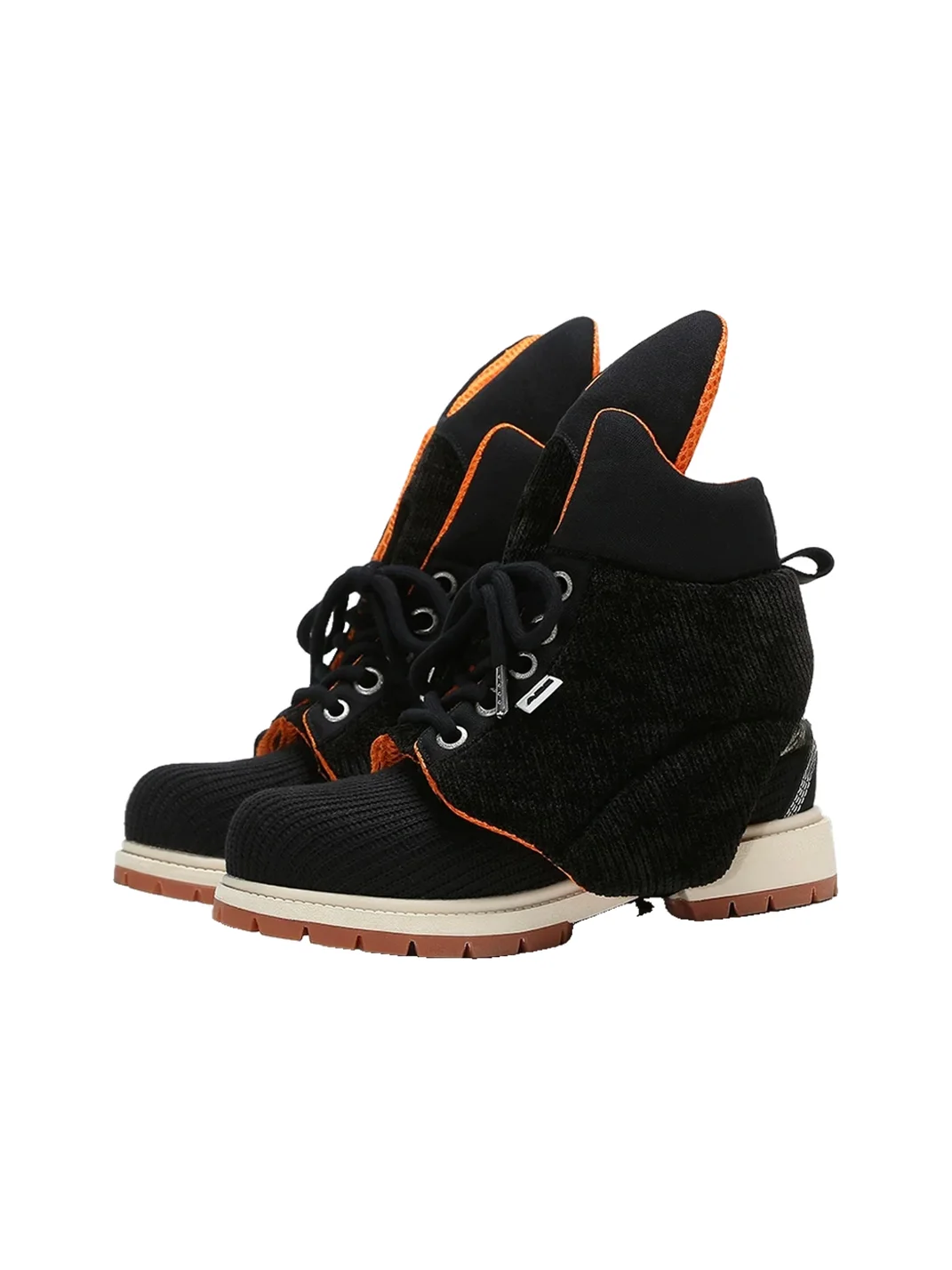 ADC | Black Platform Martin Boots With Shoe Covers