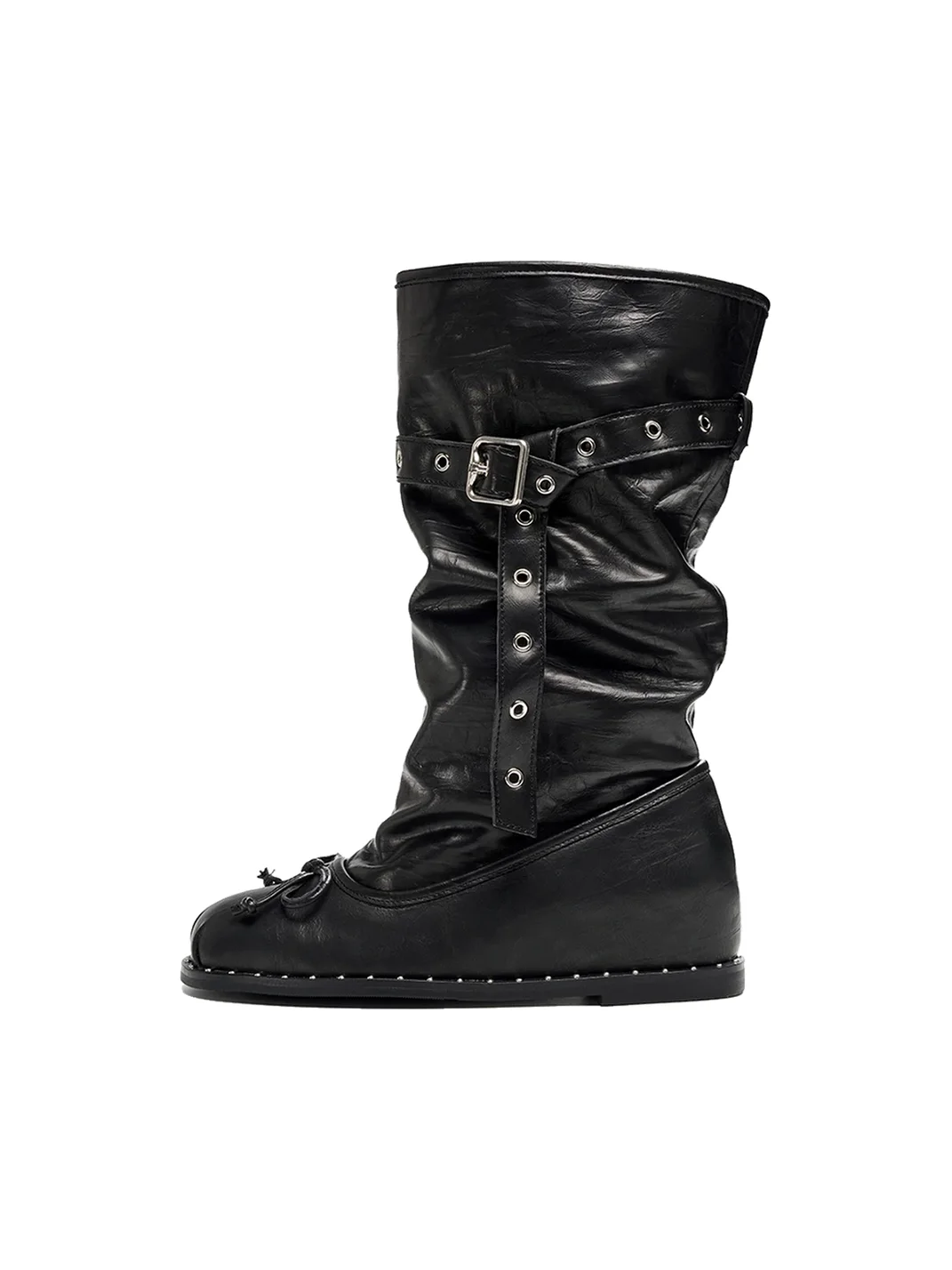 EBLAN | Retro Slouchy Ballet-Style Western Boots
