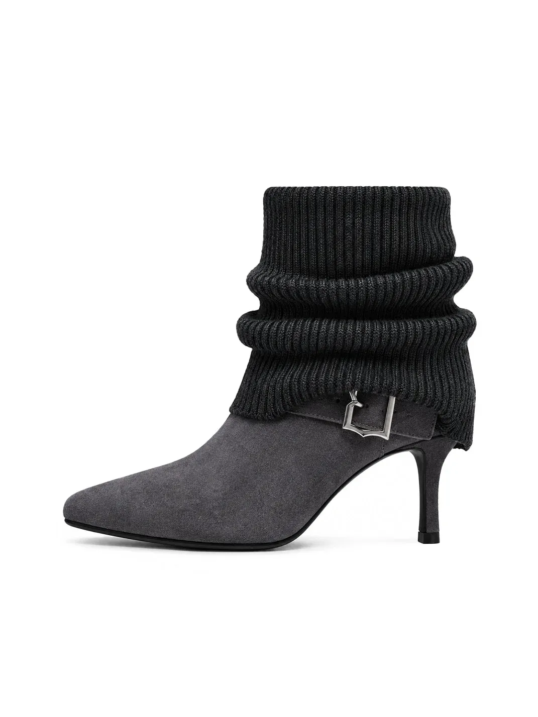 UnicornBlood | Slip-On Cow Suede Pointed-Toe Boots
