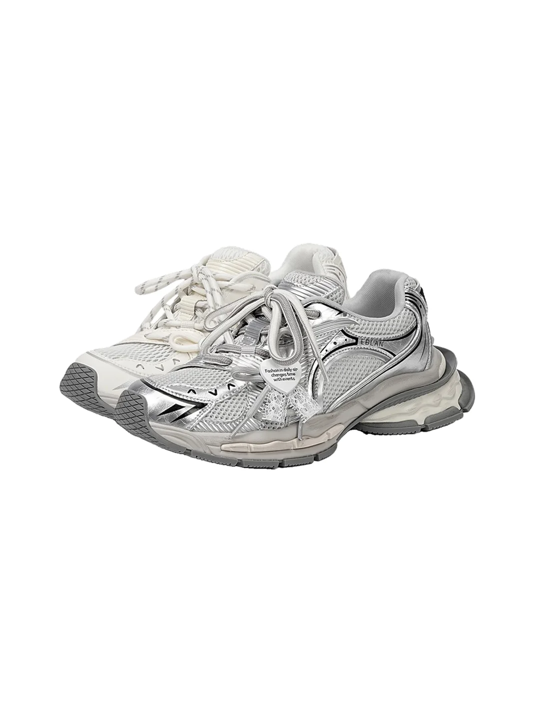 EBLAN | Distressed Platform Dad Sneakers