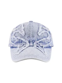 SANB | Distressed Washed Blue Butterfly Baseball Cap