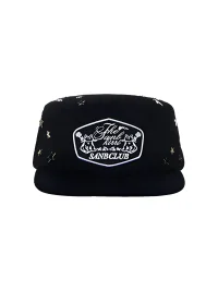 SANB | Star Stud Cat Patch Flat Brim Cap