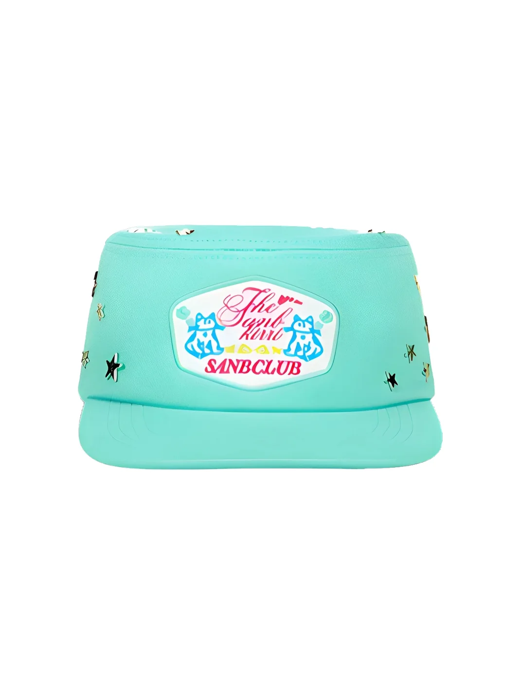 SANB | Star Stud Cat Patch Flat Brim Cap