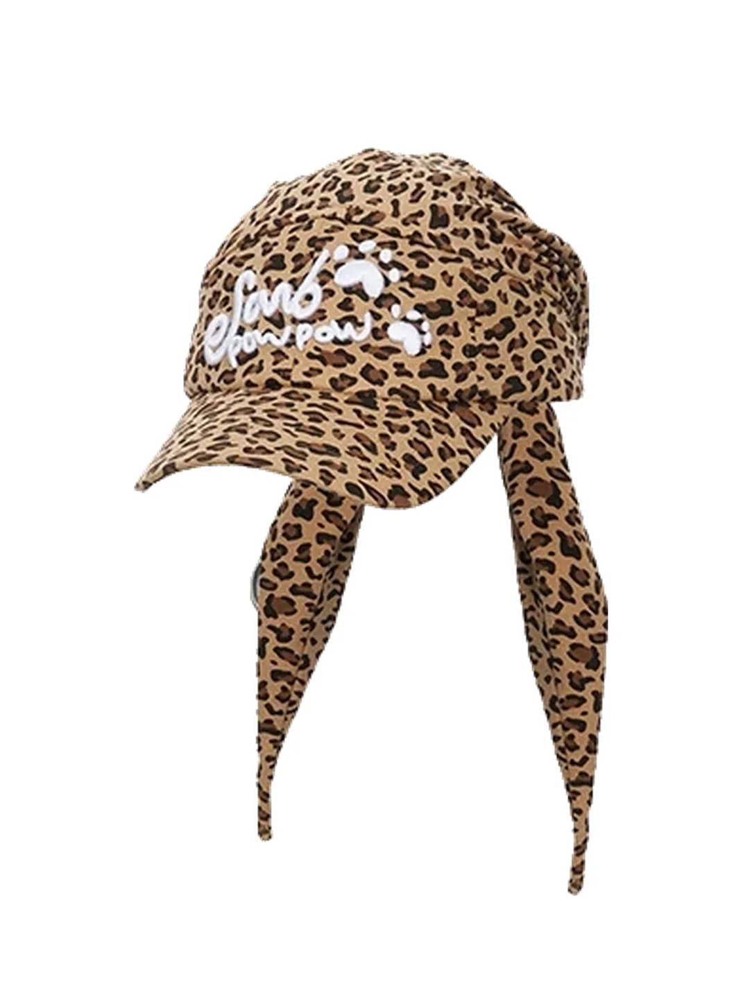 SANB | Leopard Cat Paw Badge Tie Baseball Cap