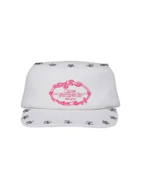 SANB | Contrast Color Flat Brim Pillbox Baseball Cap