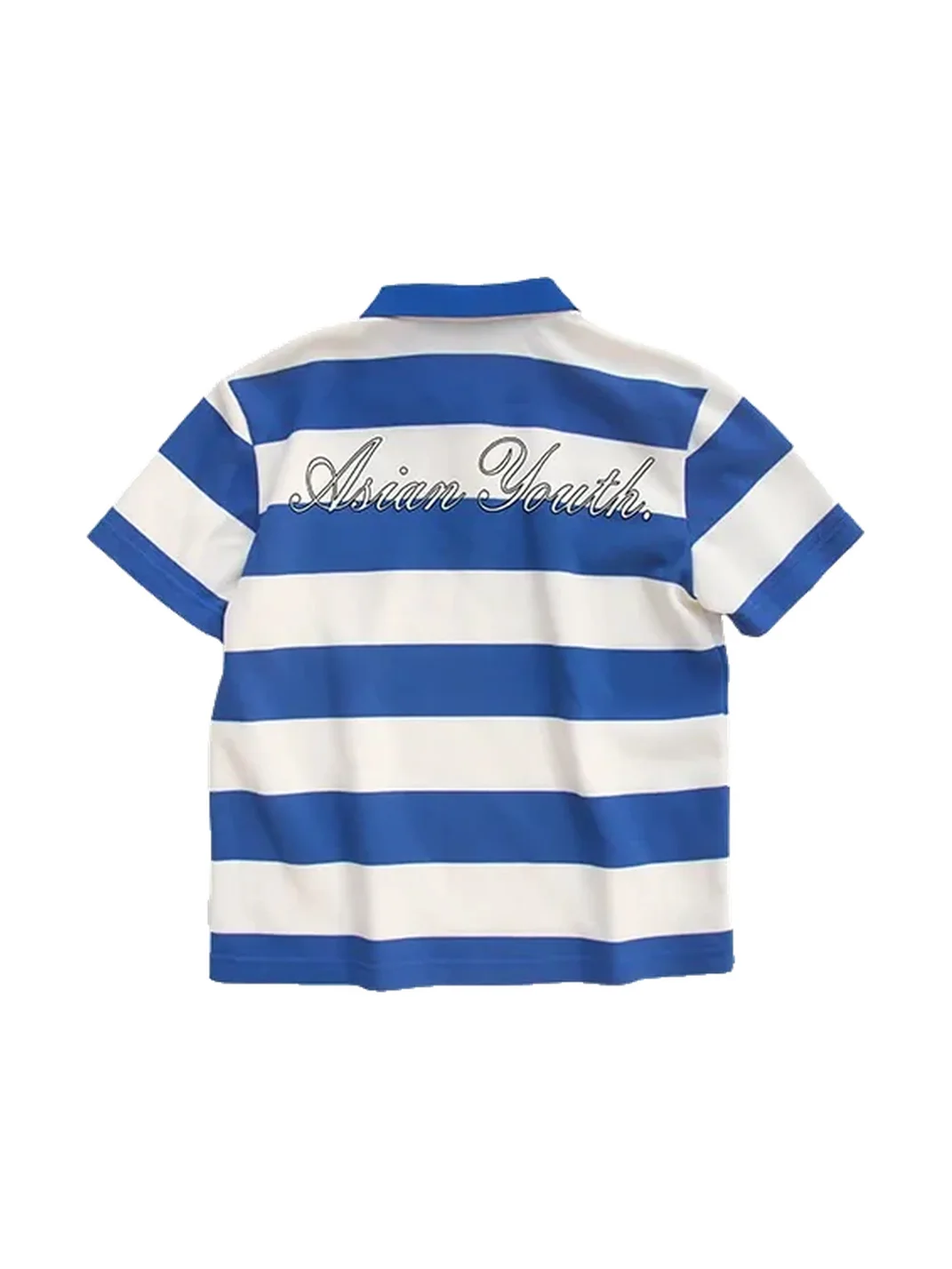 4AMSTUDIO | Striped Printed Polo Shirt