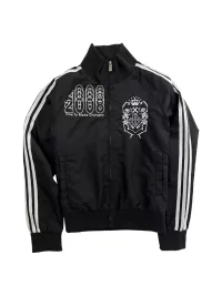 4AMSTUDIO | Black Skull Stand-Collar Zip Jacket