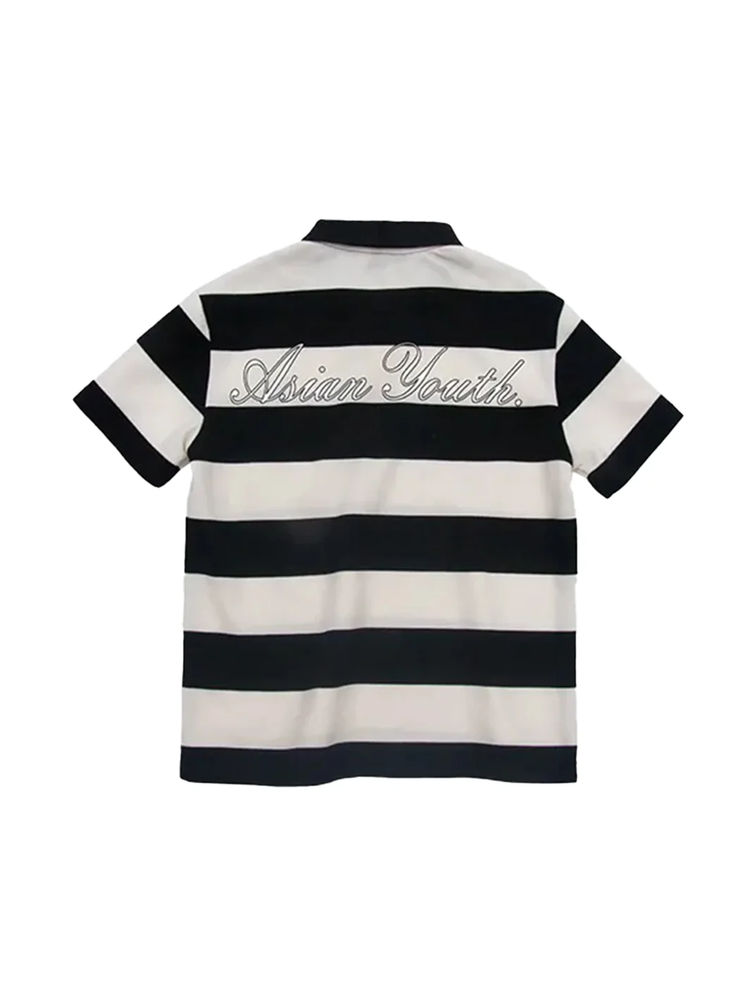 4AMSTUDIO | Striped Printed Polo Shirt