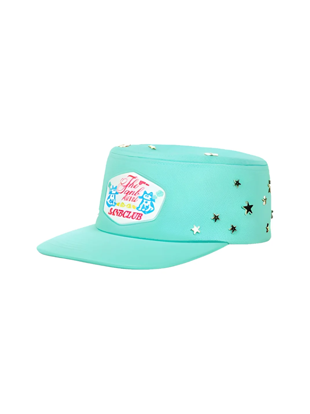 SANB | Star Stud Cat Patch Flat Brim Cap