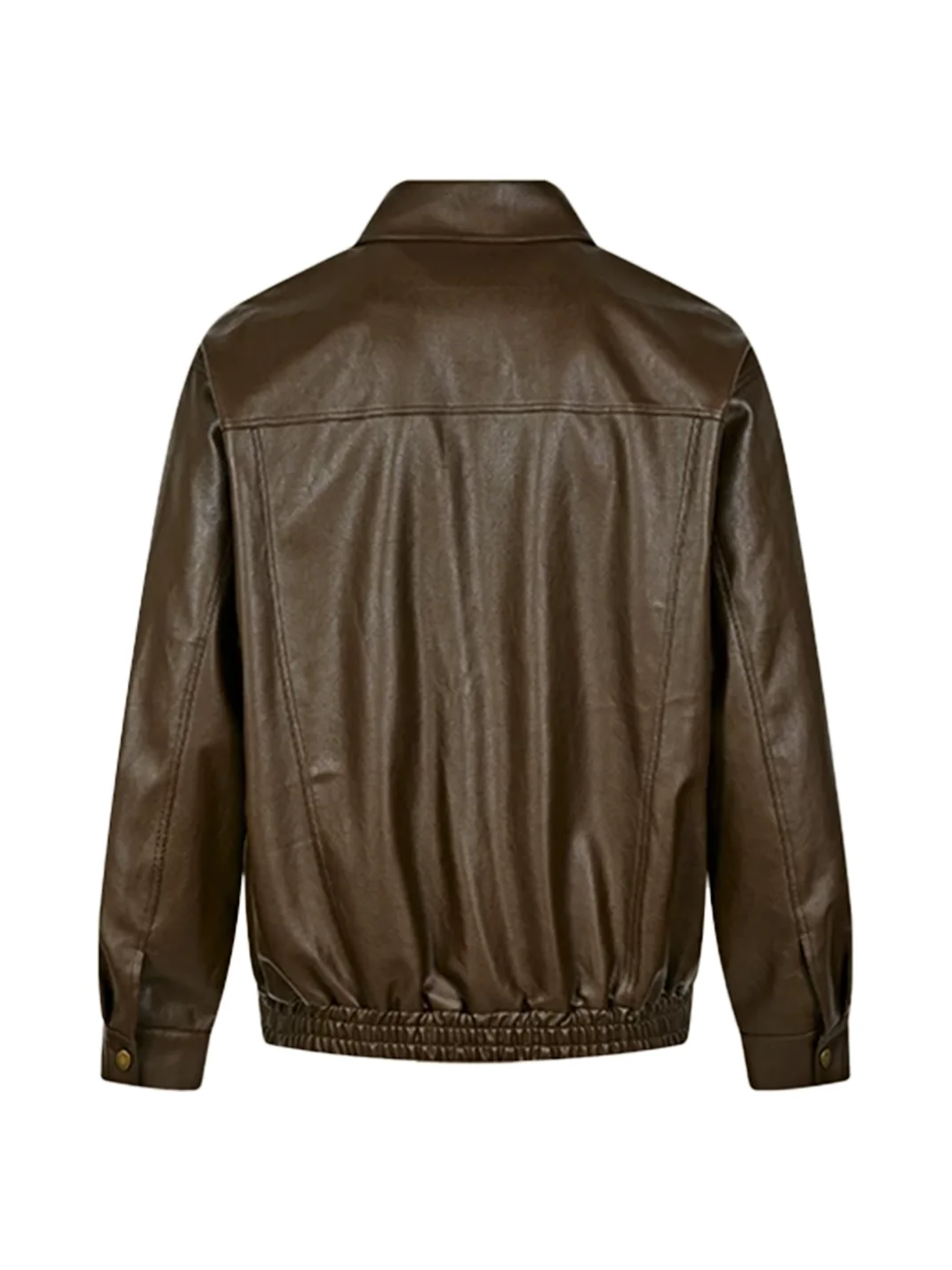 PasET | Loose-Fit Studded Leather-Look Jacket