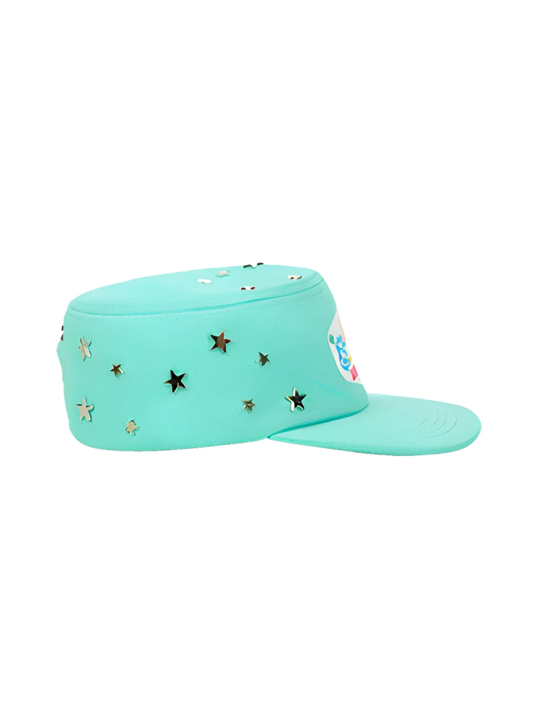 SANB | Star Stud Cat Patch Flat Brim Cap