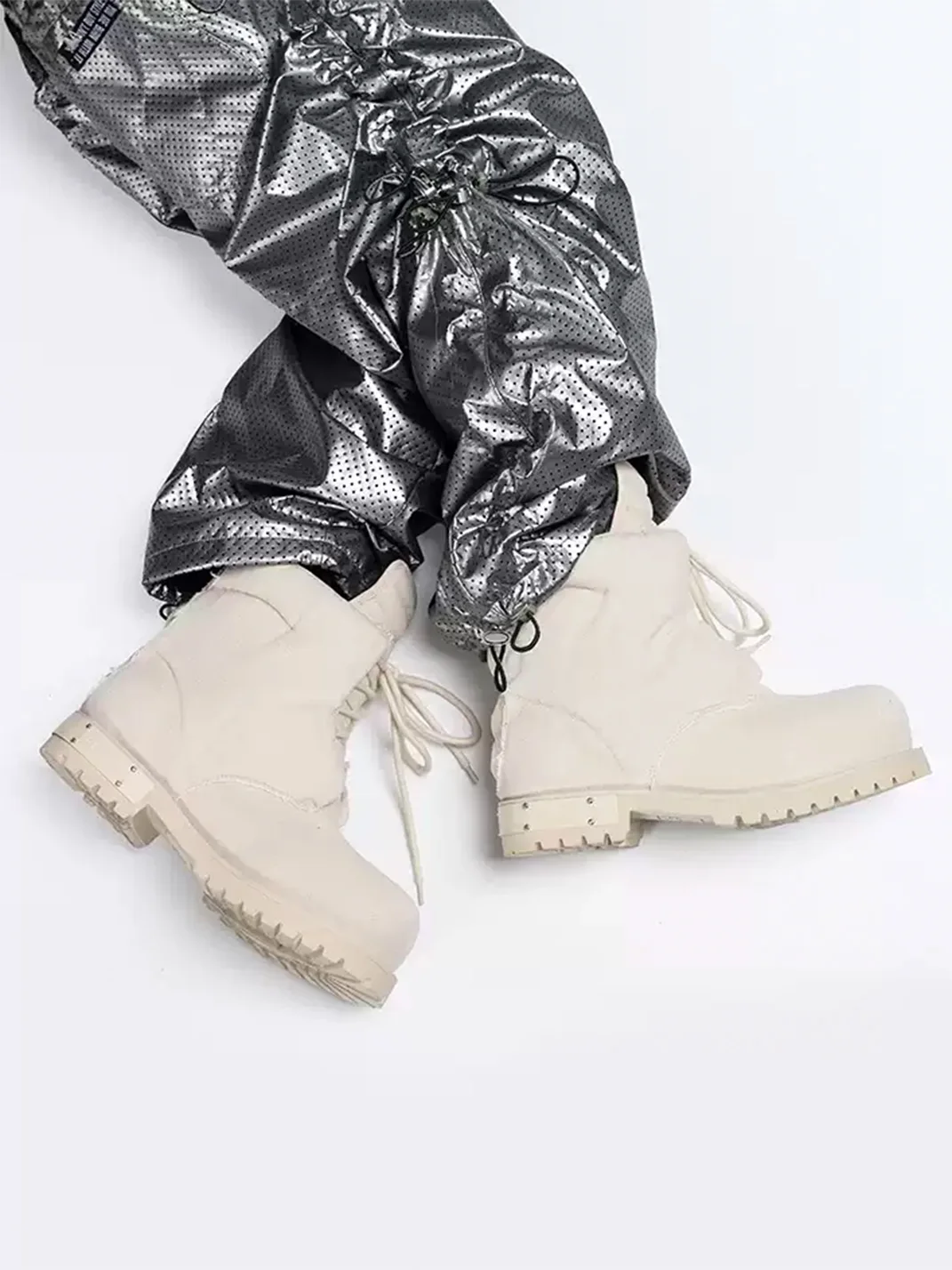 FVVO | Washed Canvas Combat Boots