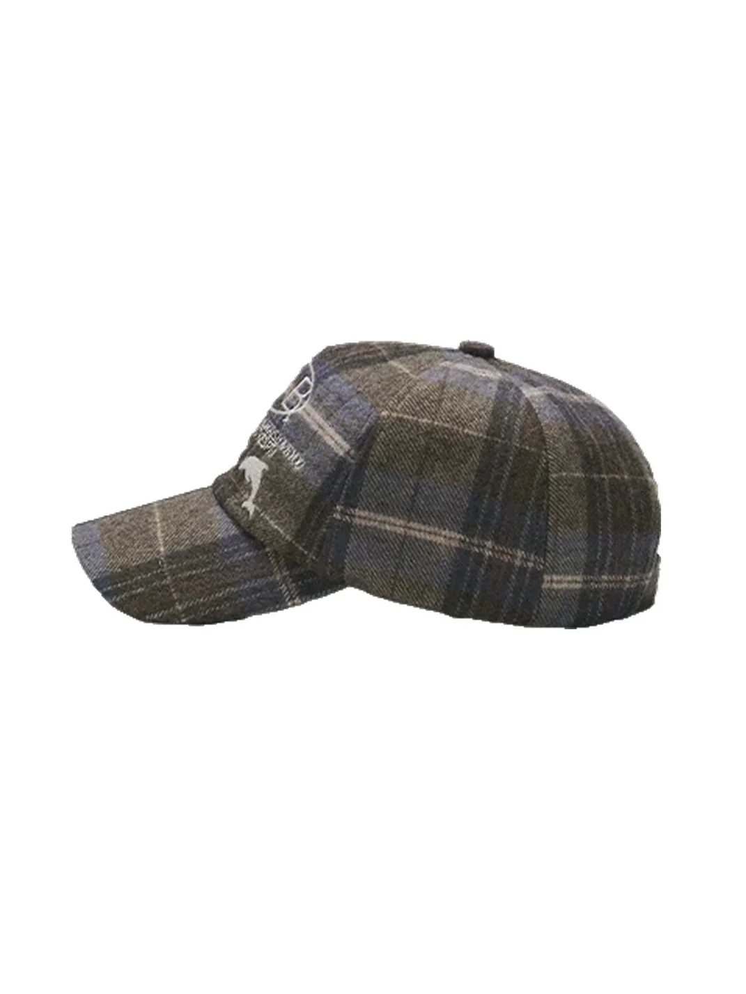 SANB | Retro Plaid Embroidered Baseball Cap