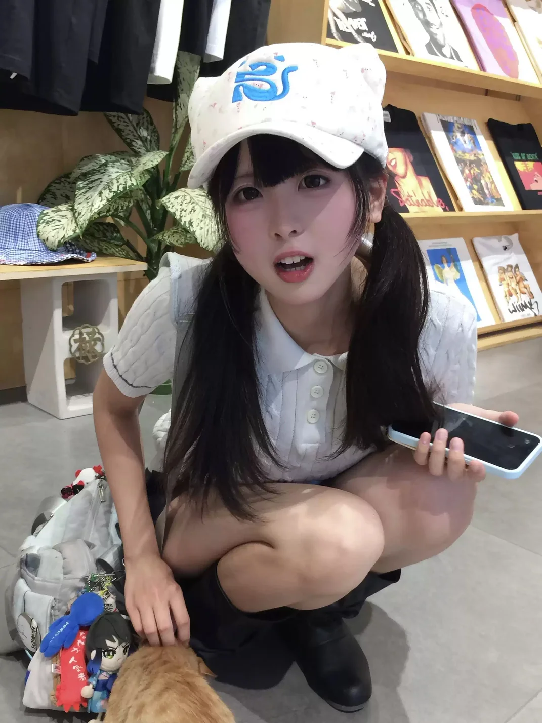 SANB | Cat Ear Floral Baseball Cap