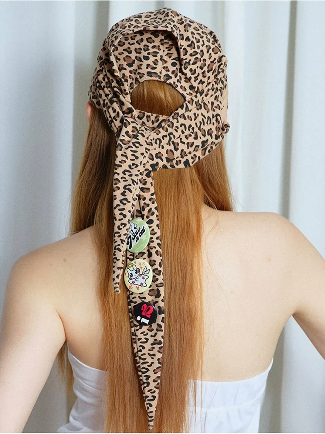 SANB | Leopard Cat Paw Badge Tie Baseball Cap