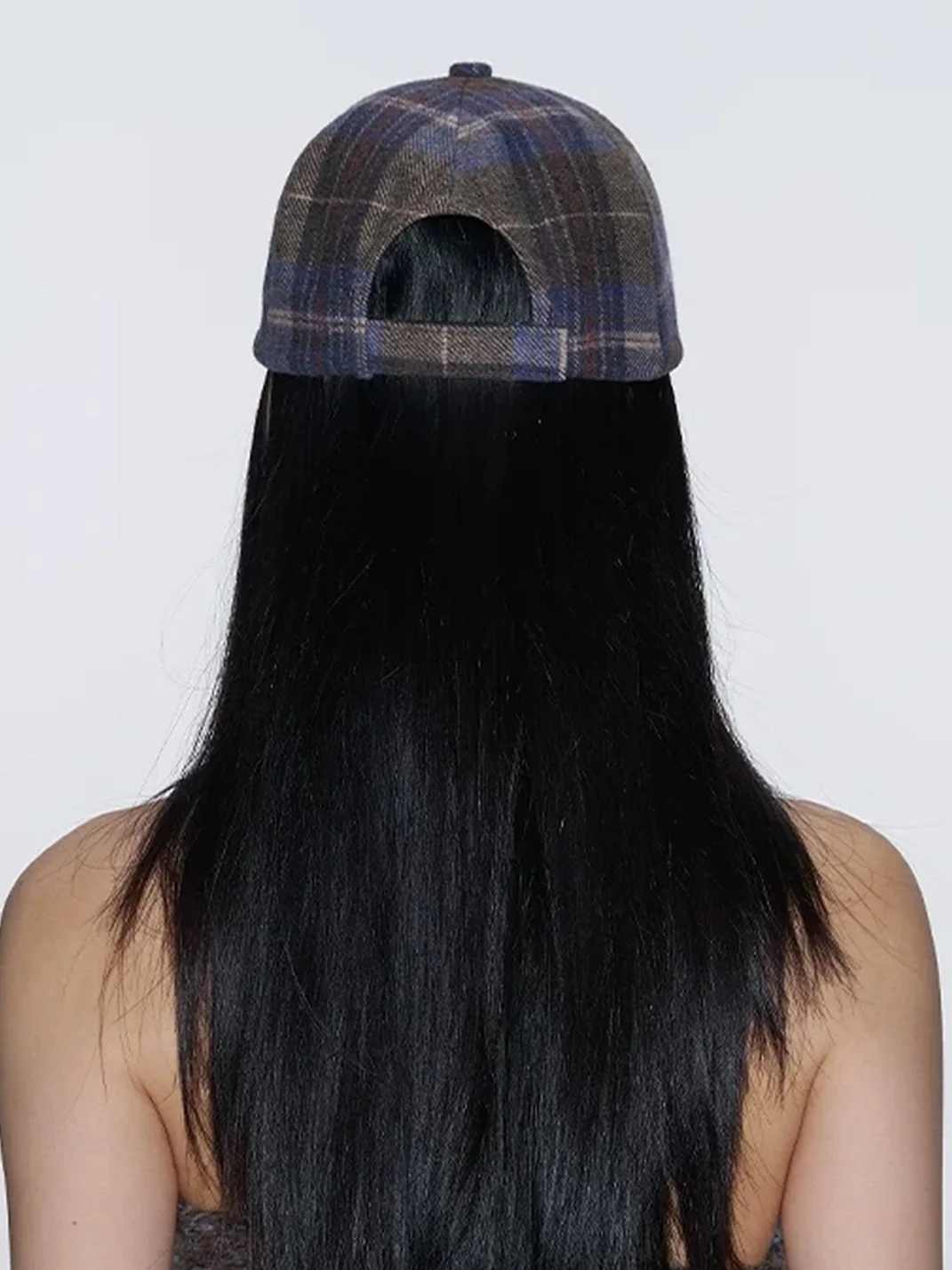 SANB | Retro Plaid Embroidered Baseball Cap
