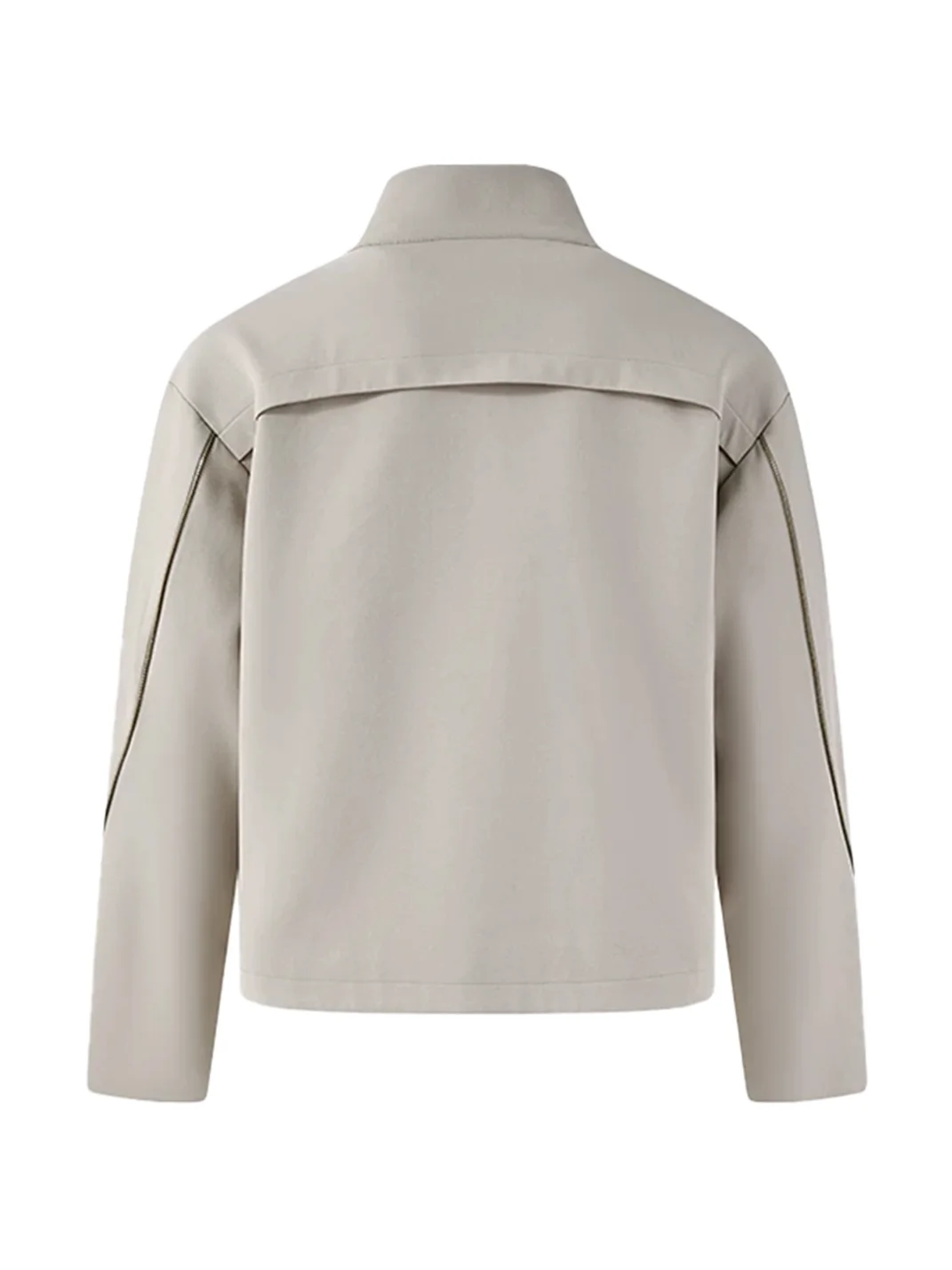 PasET | Men's Relaxed Cropped Stand-Collar Harrington Jacket