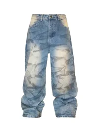 4AMSTUDIO | Washed Distressed Baggy Jeans