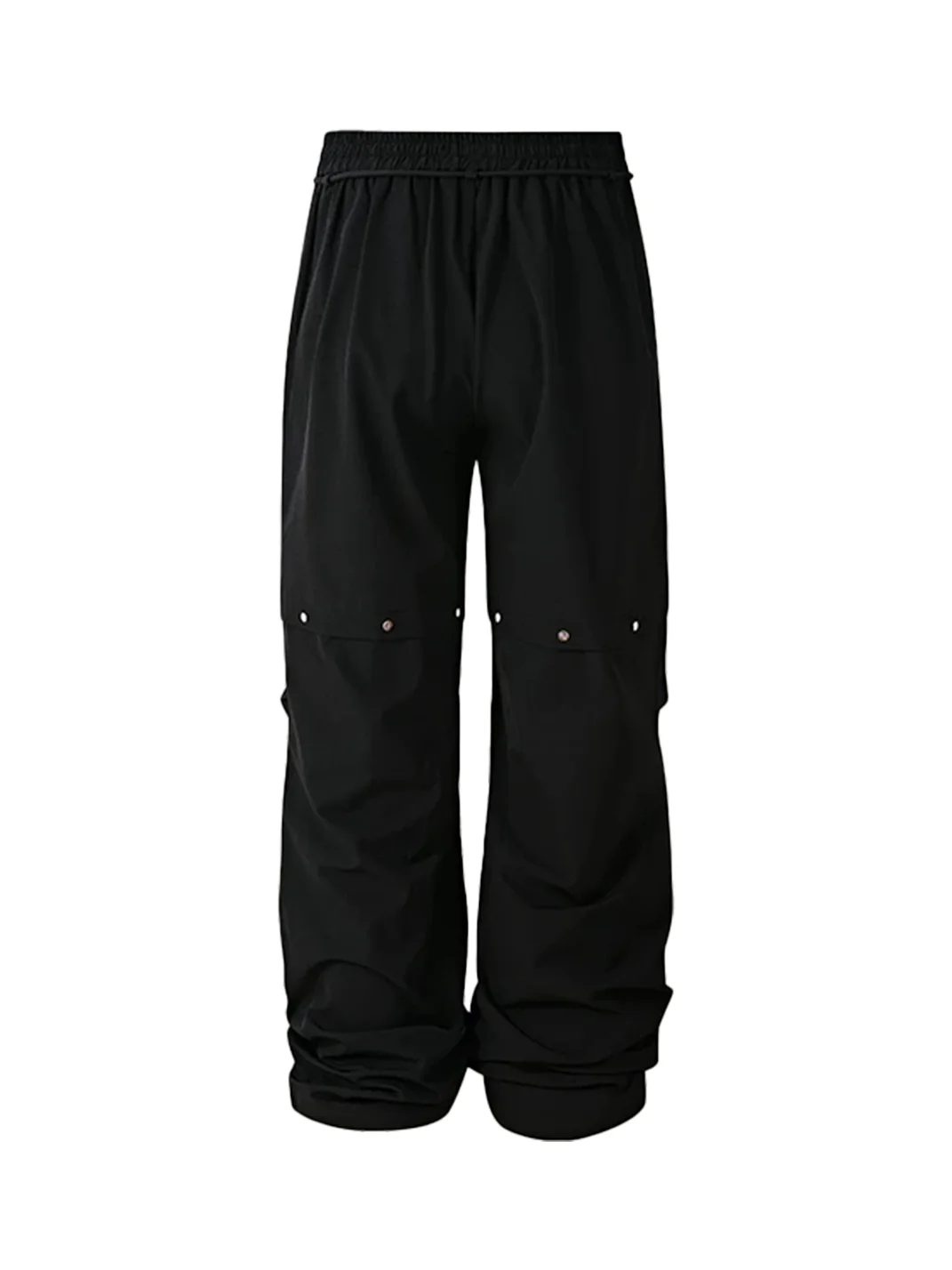 PasET | Loose Straight-Leg Parachute Pants With Gem Studs