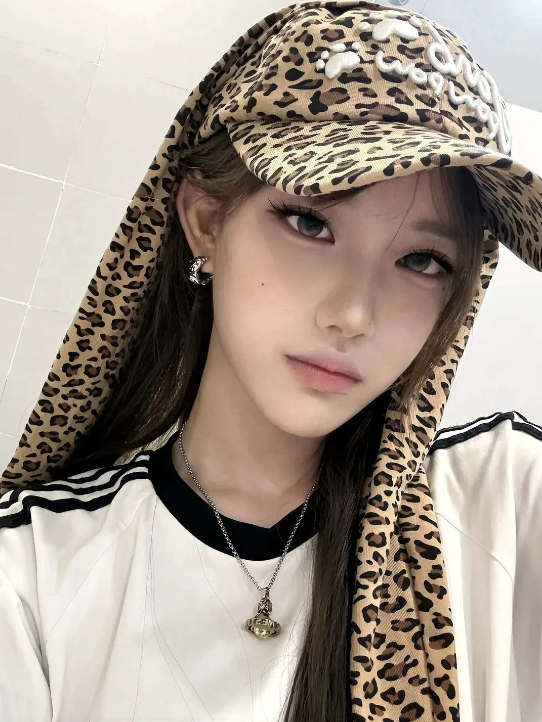 SANB | Leopard Cat Paw Badge Tie Baseball Cap
