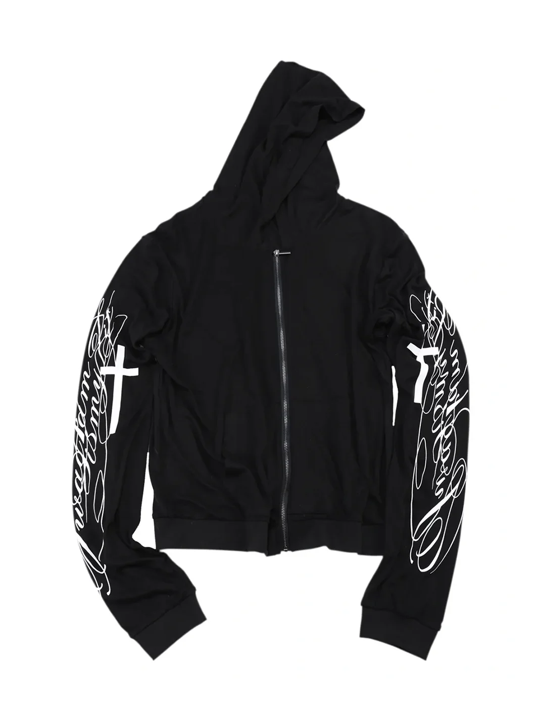 4AMSTUDIO | Long Sleeve Printed Zip-Up Hoodie