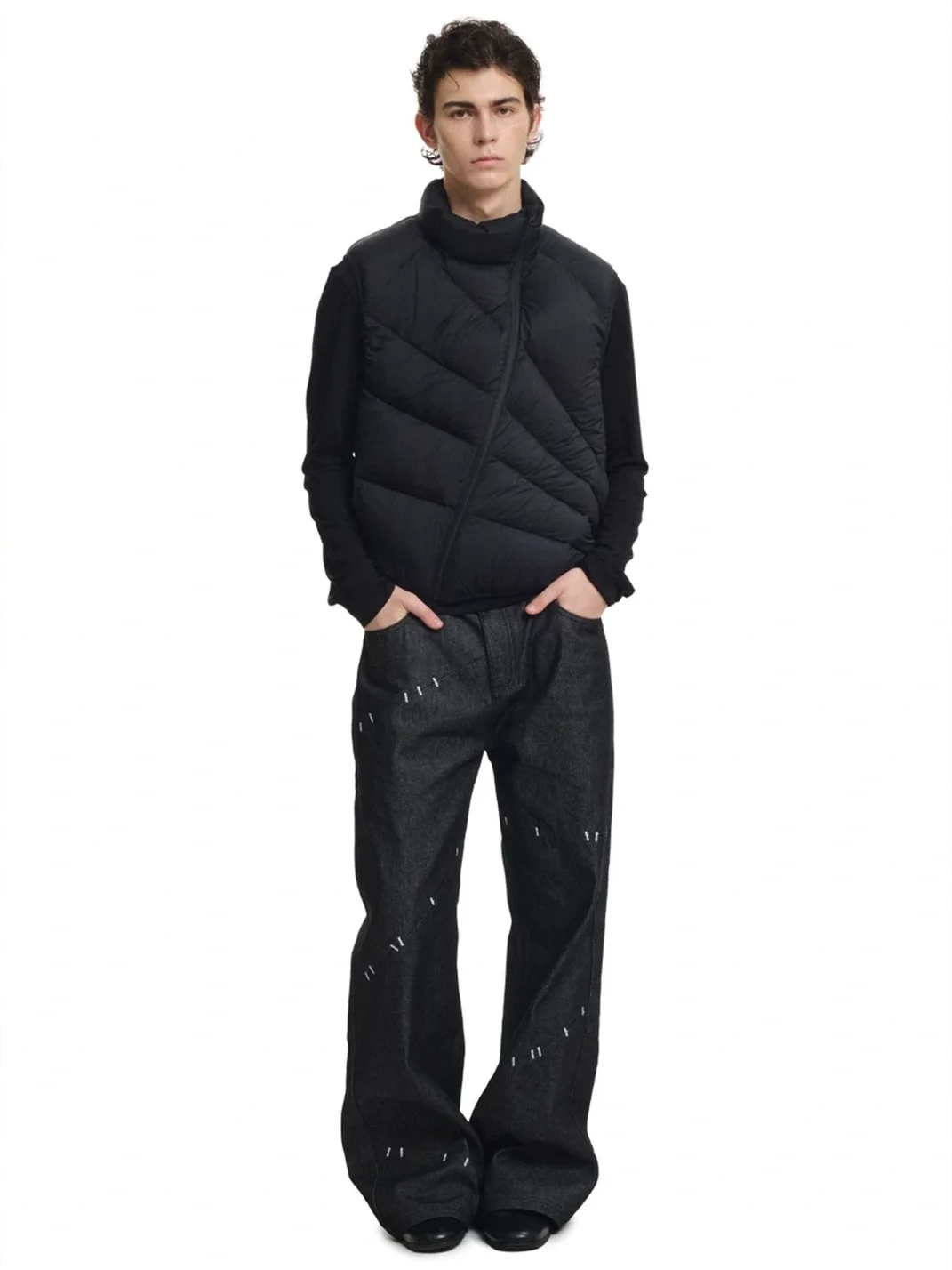KREATE | Lightweight Quilted Stand Collar Down Vest