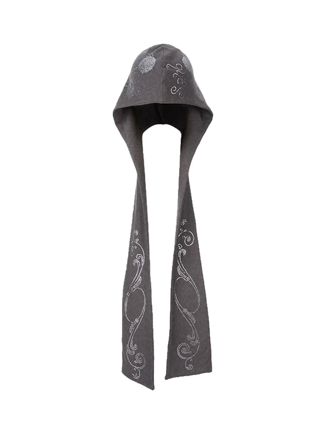SANB | Rhinestone Hooded Scarf Hat
