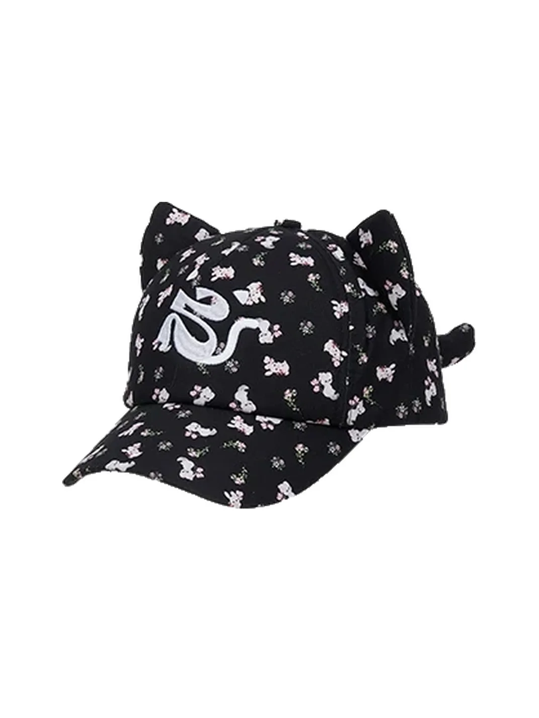 SANB | Cat Ear Floral Baseball Cap