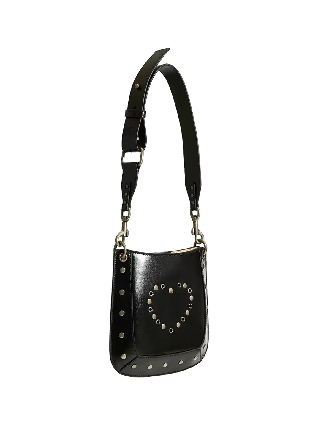 Littlegood | Heart Studded Crossbody Shoulder Bag